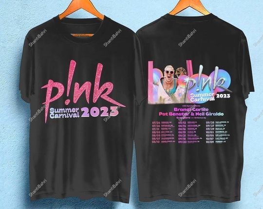Discover Pink Summer Carnival 2023 Tour T shirt