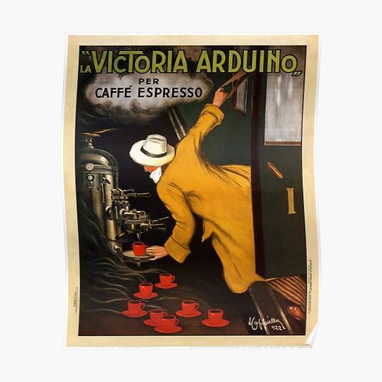 Discover Vintage Poster - Italy - Coffee - Victoria Arduino, 1922 Premium Matte Vertical Poster