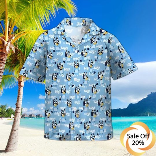 Discover BlueyDad Shirt, BlueyDad Dad Shirt, BlueyDad Dog Hawaiian Shirt