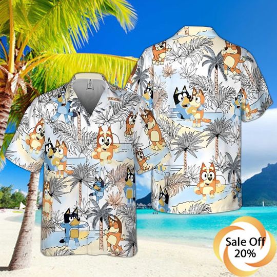 Discover BlueyDad Dad Shirt, BlueyDad Shirt, BlueyDad Hawaiian Shirt