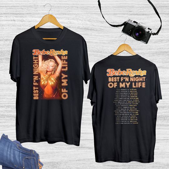 Discover Bebe Rexha 2023 Concert Shirt, Bebe Rexha Fan Gift Shirt