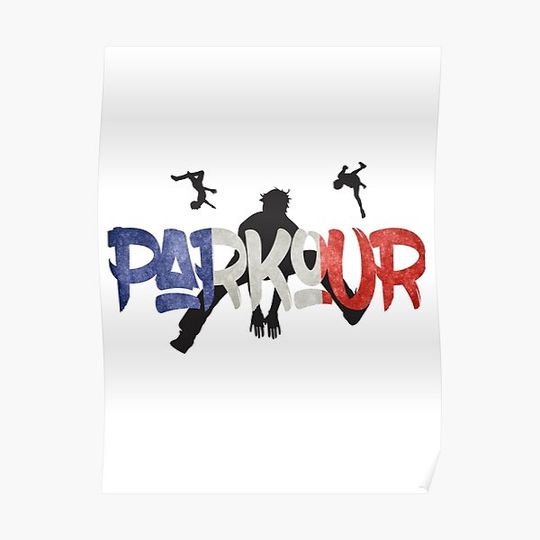 Discover For French parkour athletes Premium Matte Vertical Poster
