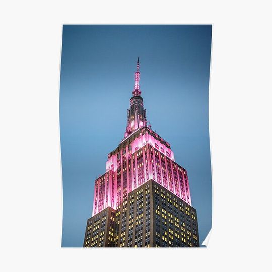 Discover Empire State Building Premium Matte Vertical Poster