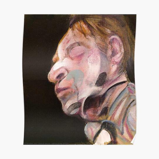 Discover Francis Bacon painting, art for sales, gift for everyone, Sticker Premium Matte Vertical Poster