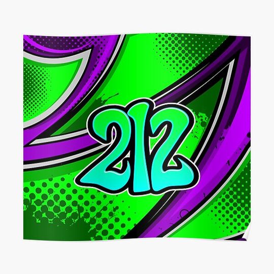 Discover What up 212 Premium Matte Vertical Poster
