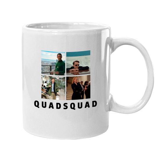 Discover Quad Squad Succession Mugs, Succession Gift Mugs