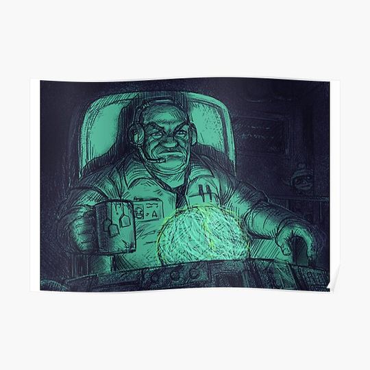 Discover Pondering My Orb - Deep Rock Galactic Premium Matte Vertical Poster