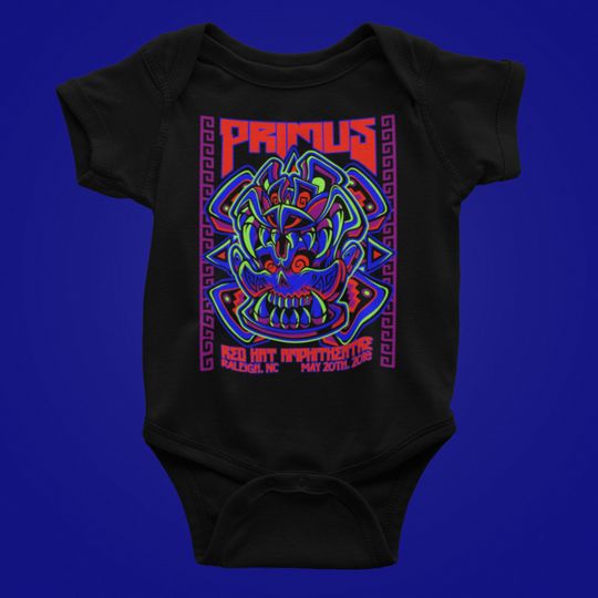 Discover Primus squid art on vintage Baby Onesie