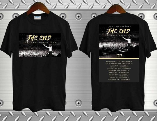 Discover P mccartney The End The Last World Tour 2023 T-Shirt