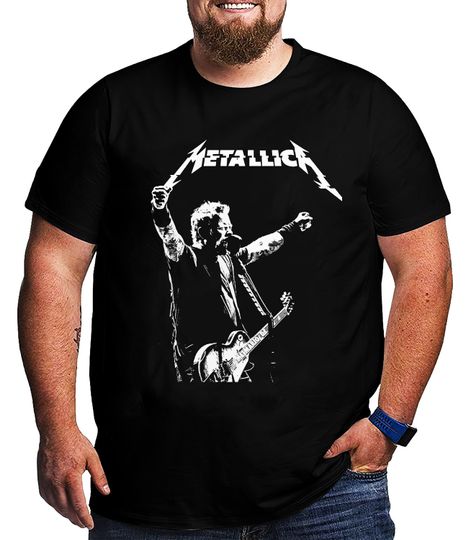 Discover Hetfield Pose Vintage Music T Shirt