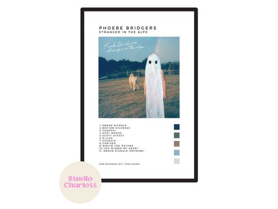Discover Phoebe Bridgers Stranger In The Alps Album Poster