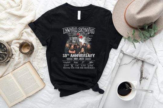 Discover Lynyrd 59th Anniversary 1964  2023 Thank You Shirt, Music Tour T-shirt