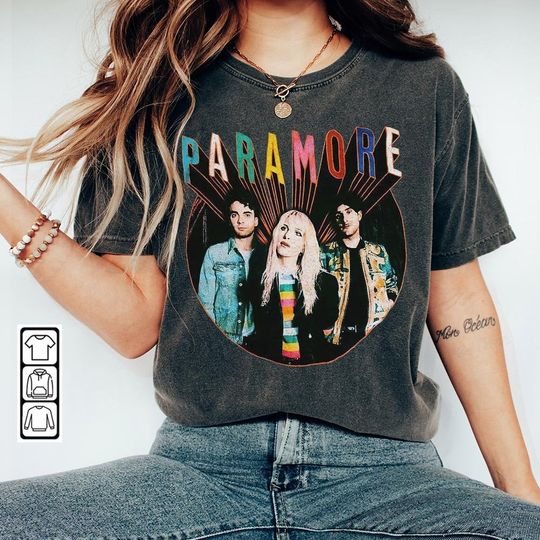 Discover Vintage Paramore Tour Shirt, Paramore Band 2023 Shirt