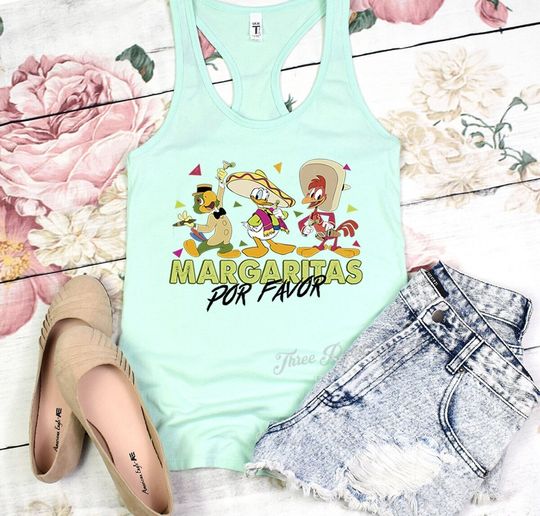 Discover The Three Caballeros Magaritas Por Favor Tank Top