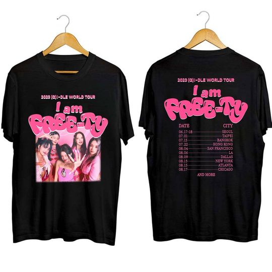 Discover GI-DLE 2023 World Tour Shirt