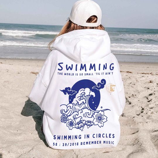 Discover Swimming in the wave Hoodie, Self Care Mac M Hoodie