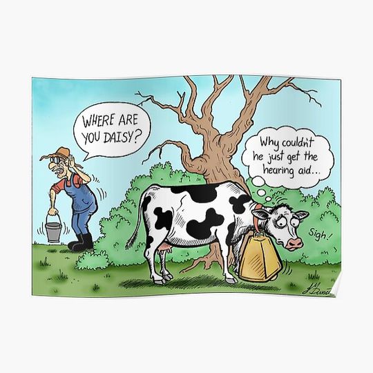 Discover Hearing Aid Premium Matte Vertical Poster