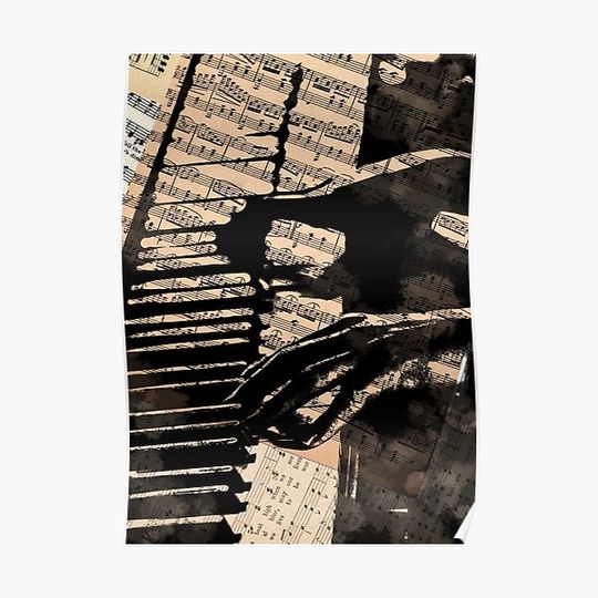 Discover The Pianist Premium Matte Vertical Poster
