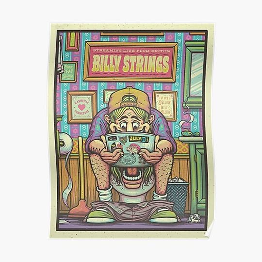 Discover Billy strings show 2020 Premium Matte Vertical Poster