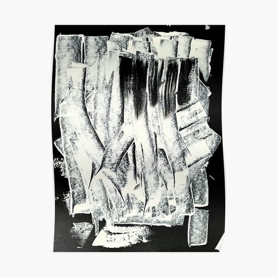 Discover Piano Keys Premium Matte Vertical Poster