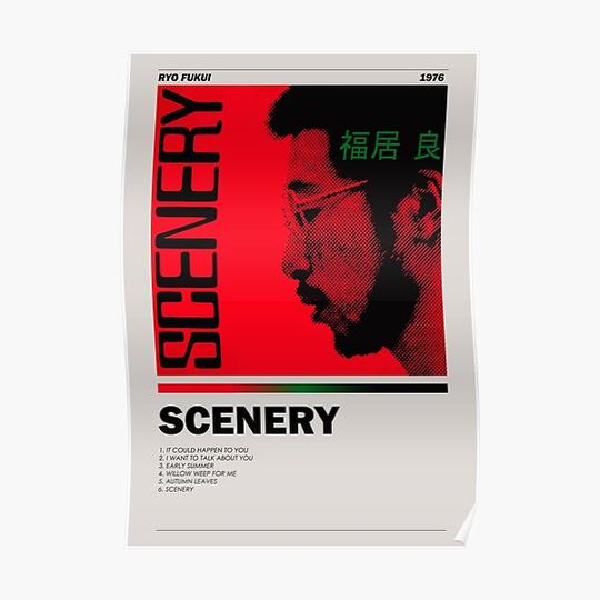 Discover Scenery | Ryo Fukui | Album Poster & More | Premium Matte Vertical Poster