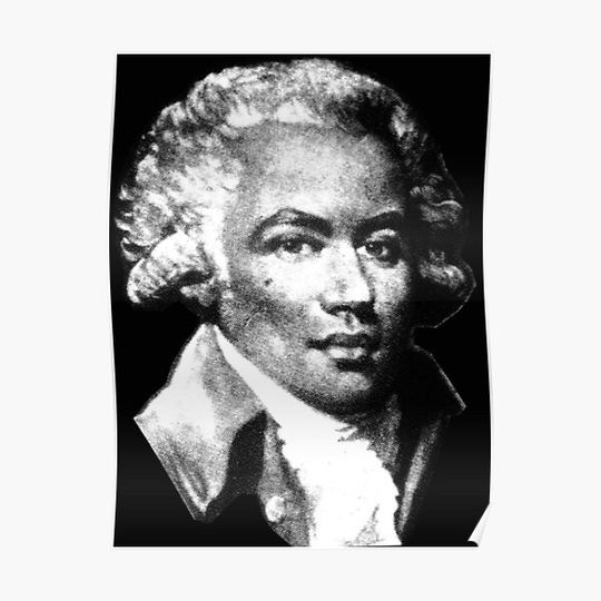 Discover Chevalier de Saint-Georges - the First Black Composer Premium Matte Vertical Poster