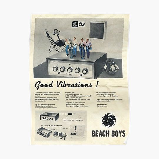Discover Good vibrations Premium Matte Vertical Poster
