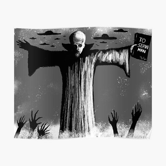 Discover To Serve Man Premium Matte Vertical Poster