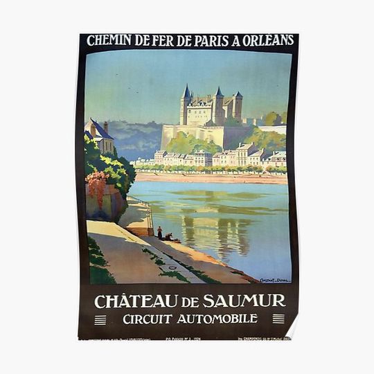 Discover Chateau de Saumur, France (1922) - Constant Duval Premium Matte Vertical Poster