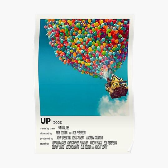 Discover Up (2009) Alternative Film Poster Premium Matte Vertical Poster