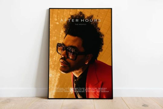 Discover Weeknds After Hours Album Poster