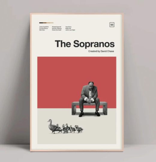 Discover The Sopranos Poster Minimalist Poster