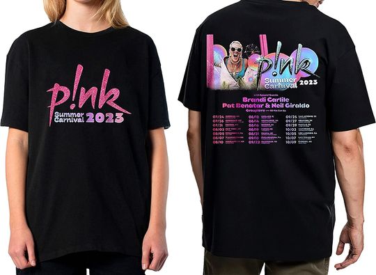 Discover Pink Summer Carnival 2023 Tour Shirt, Music Tour 2023 Shirt, P!nk Summer Tour Shirt