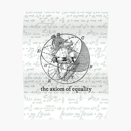Discover The Axiom of Equality Premium Matte Vertical Poster