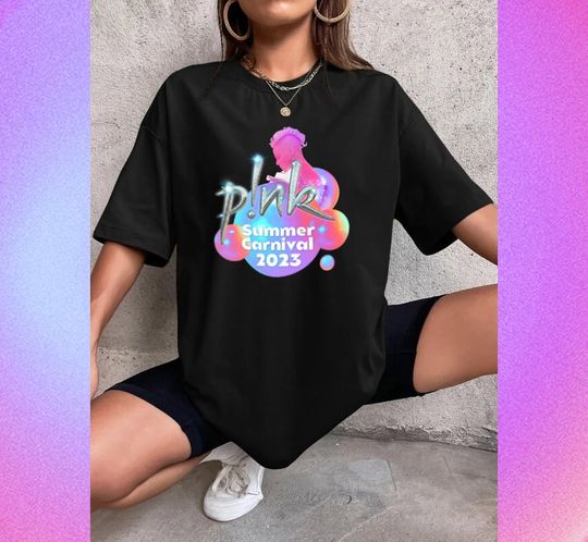 Discover Pink Summer Carnival 2023 Merch Tshirt Pink Tshirt Pink World Tour Pink Merch 2023 Pink Shirt