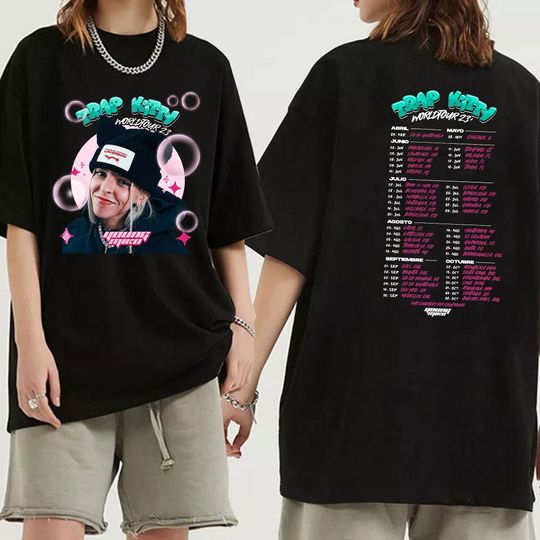 Discover Young Miko Trap Kitty World Tour 2023 Shirt, Young Miko Fan Shirt, Young Miko 2023 Concert Shirt