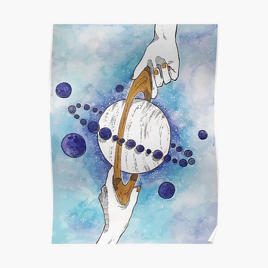 Discover Uranus Premium Matte Vertical Poster