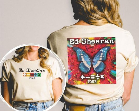 Discover Ed Shee Tour 2023 Bad Habit Shirt ,Ed Shee Shirt, Ed Shee Concert Tee,
