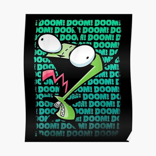 Discover Invader zim vintage Premium Matte Vertical Poster
