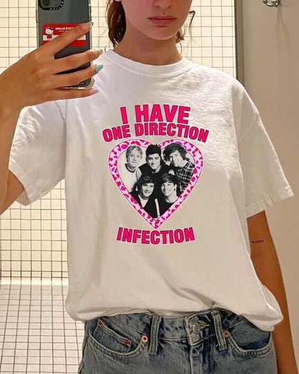 Discover One Direction Infection Y2k T Shirt