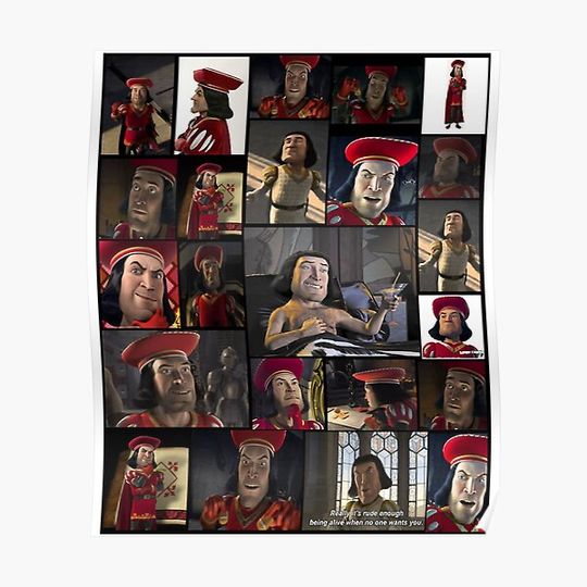 Discover Lord Farquaad Premium Matte Vertical Poster