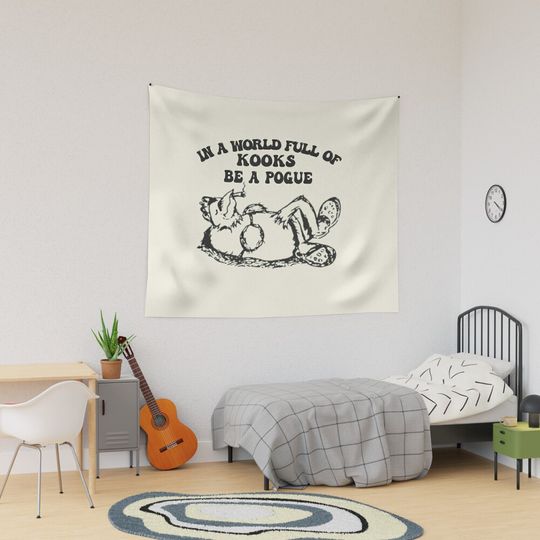 Discover Poguelandia Flag Tapestry