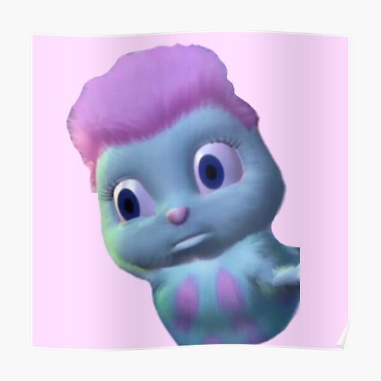 Discover Bibble Concerned Premium Matte Vertical Poster