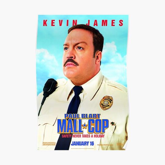 Discover Paul Blart Mall Cop Premium Matte Vertical Poster