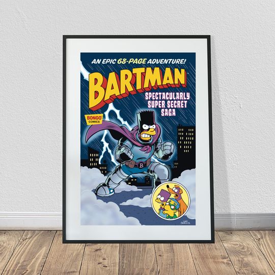 Discover Bartman Comic Poster