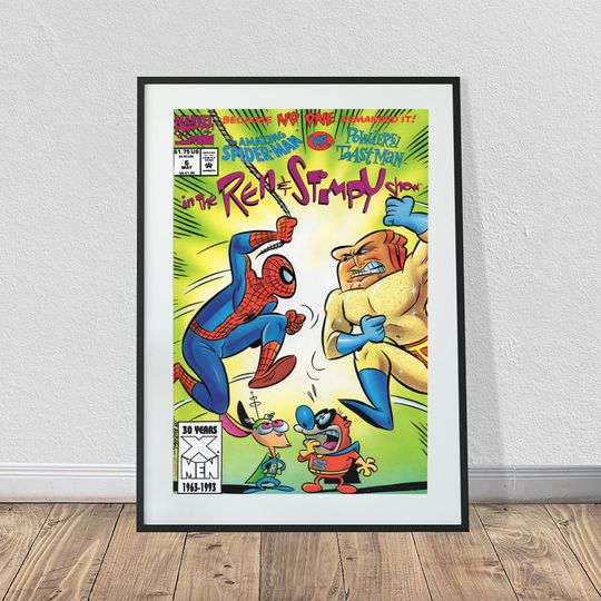 Discover Ren & Stimpy Special Guests Comic Poster