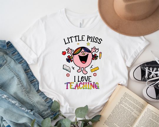 Discover Little Miss I love Teaching Shirt