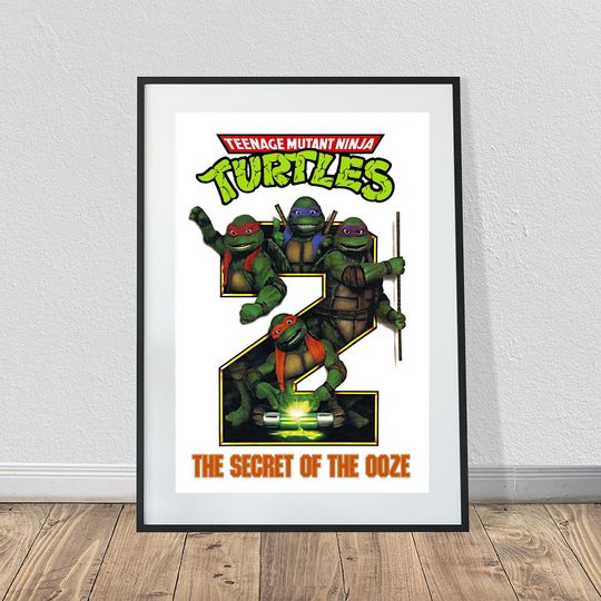 Discover Teenage Mutant Ninja Turtles II Secret of the Ooze Vintage Movie Poster