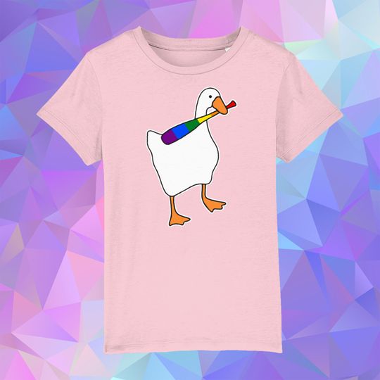 Discover Kids Goose Pride Flag T-Shirt, MWTH and you get the bonk t-shirt, goose t-shirt