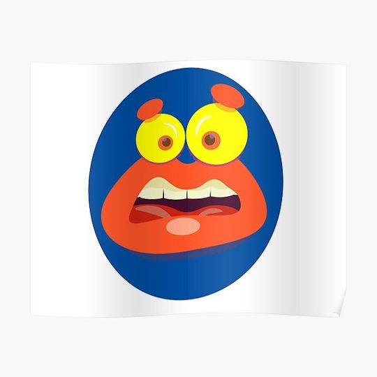 Discover Mr. Blue: *disappointed* *sigh* Premium Matte Vertical Poster